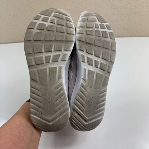 Adidas Womens QT Racer Sneaker Pink Size 7.5 Cloudfoam Pure Running Shoes B43758 - Picture 11 of 12